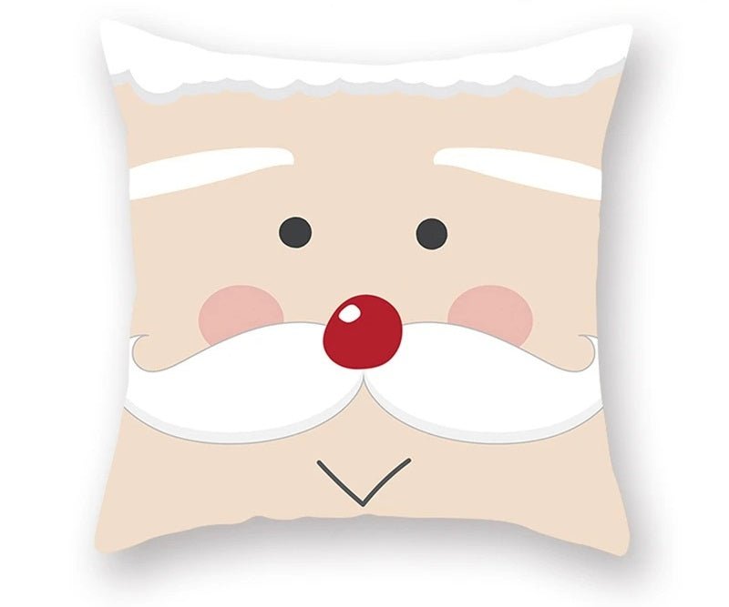 Avelena | Weihnachtskissenbezug – Festliches Santa- und Elchdesign für Weihnachtsdekoration & Perfektes Neujahrsgeschenk