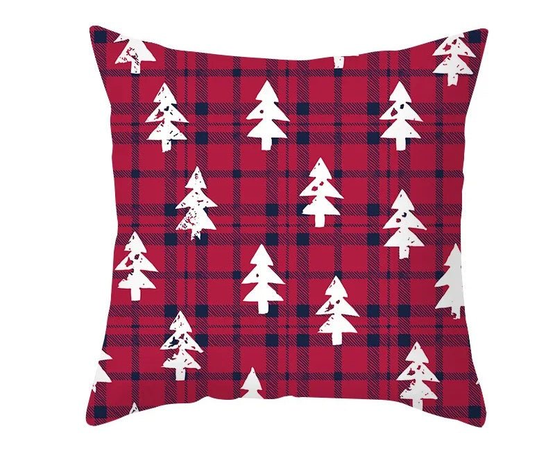 Avelena | Weihnachtskissenbezug – Festliches Santa- und Elchdesign für Weihnachtsdekoration & Perfektes Neujahrsgeschenk