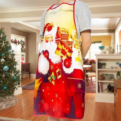 Avelena | Weihnachtsniedliches Kochschürze - Set von 6 - Heimküche Kochen Backen Öl-beständige Schürze