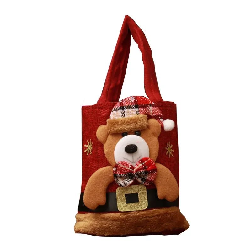 Avelena | Weihnachtsgeschenktüten-Set – Niedliche Designs von Weihnachtsmann, Schneemann und Rentier! Perfekt für Kinderleckereien und Feiertagsüberraschungen