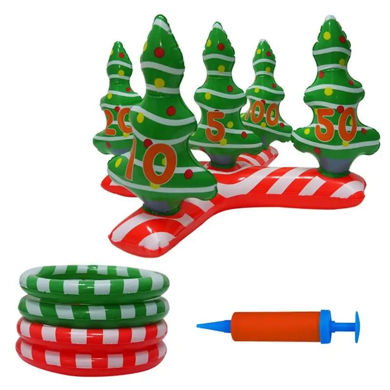 Avelena | Weihnachtsaufblasbares Ärmelringspielzeug – Spaßiges und kreatives Wurfspielzeug für Weihnachtsfeiern für Kinder und Gruppentreffen