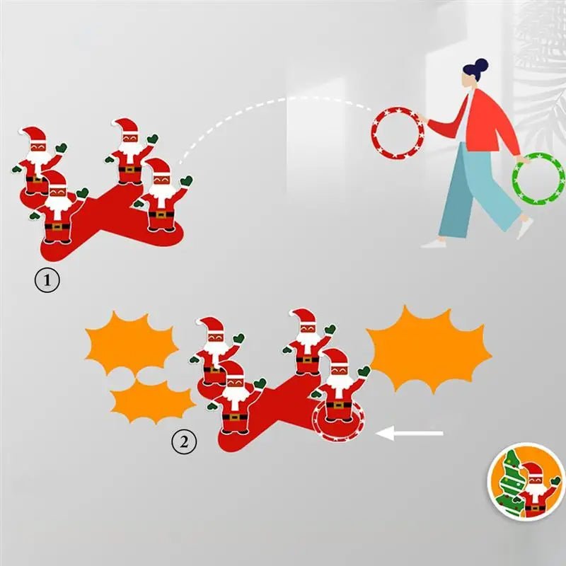 Avelena | Weihnachtsaufblasbares Ärmelringspielzeug – Spaßiges und kreatives Wurfspielzeug für Weihnachtsfeiern für Kinder und Gruppentreffen