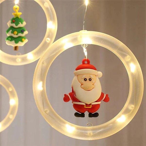 Avelena | Weihnachtslichter LED Urlaubslichter - LED Lichter Feen Vorhang Lichterkette