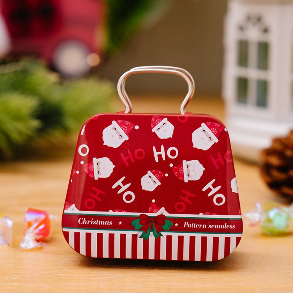 Avelena | Weihnachts-Zinn-Geschenkbox-Set – Charmante Metallaufbewahrungsboxen mit Deckeln für Feiertagsleckereien