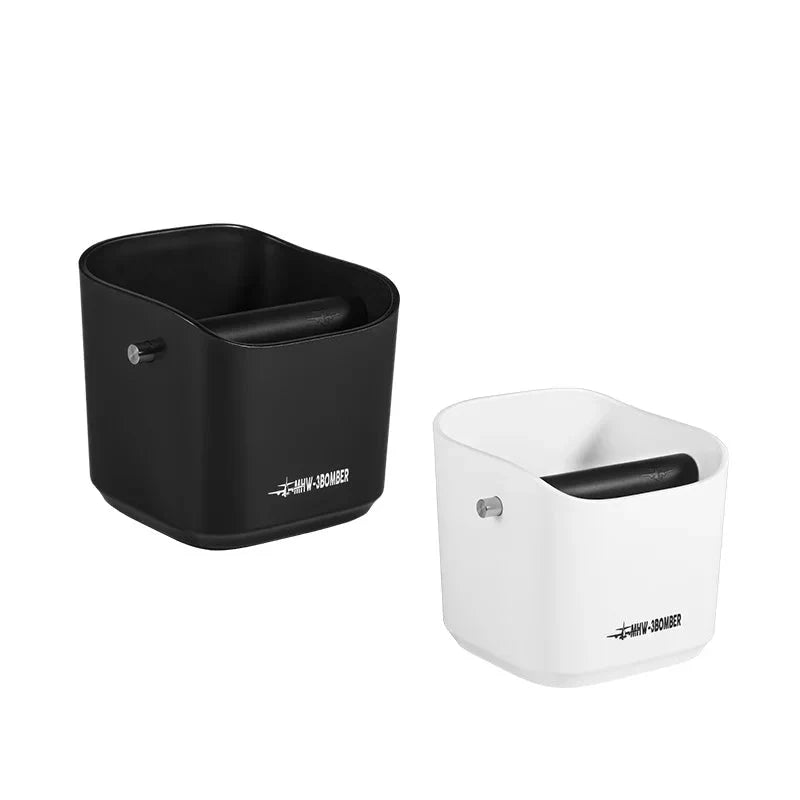Avelena | Kaffeebohnen Knock Box Quadrat Abnehmbare Knock Bar und rutschfester Boden