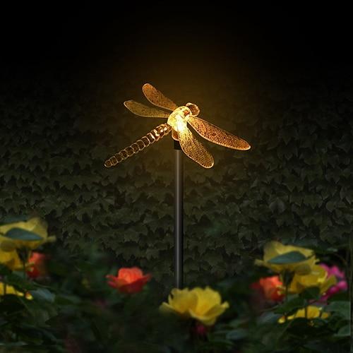 Avelena | Solar-LED-Gartenleuchten „Bunte Fliegen“