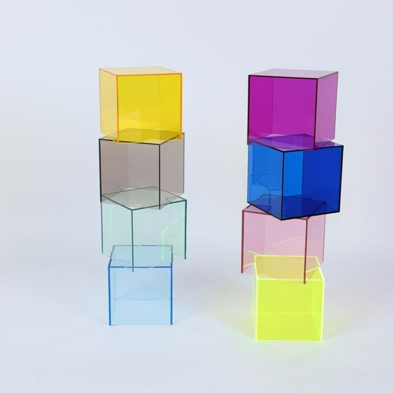 Avelena | Bunte Acryl Aufbewahrungsbox - Transparente Display Box