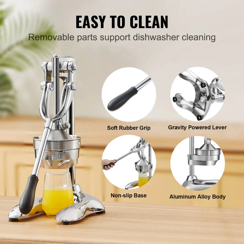 Avelena | Commercial Citrus Juice Press Edelstahl Manuelle Citrus Saftpresse
