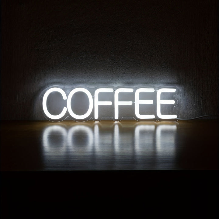 Avelena | Stilvolle LED-Neonleuchte Kaffee