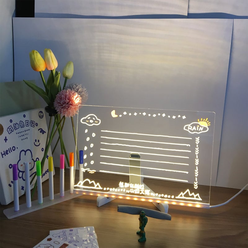 Avelena | ✨LED-Farbnotiztafel aus Acryl🎨