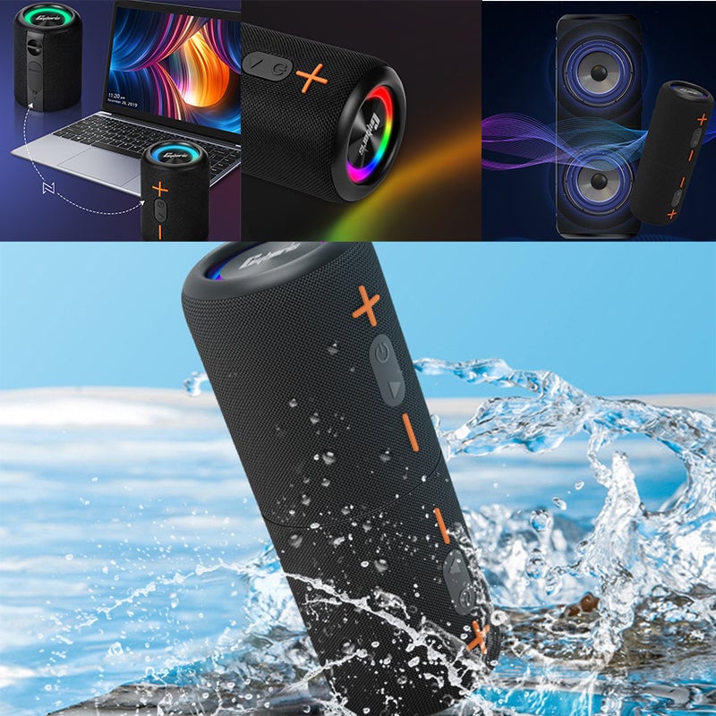 Avelena | Split Bluetooth Lautsprecher – Funkelnder Bunter Subwoofer