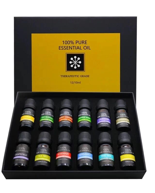 Avelena | Set Of 12 Pure Essential Oils Gift Set