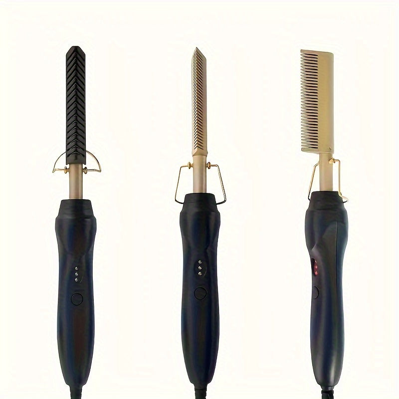 Avelena | WaveLine | Schnell erhitzender Glatt- und Lockenkamm für alle Haartypen