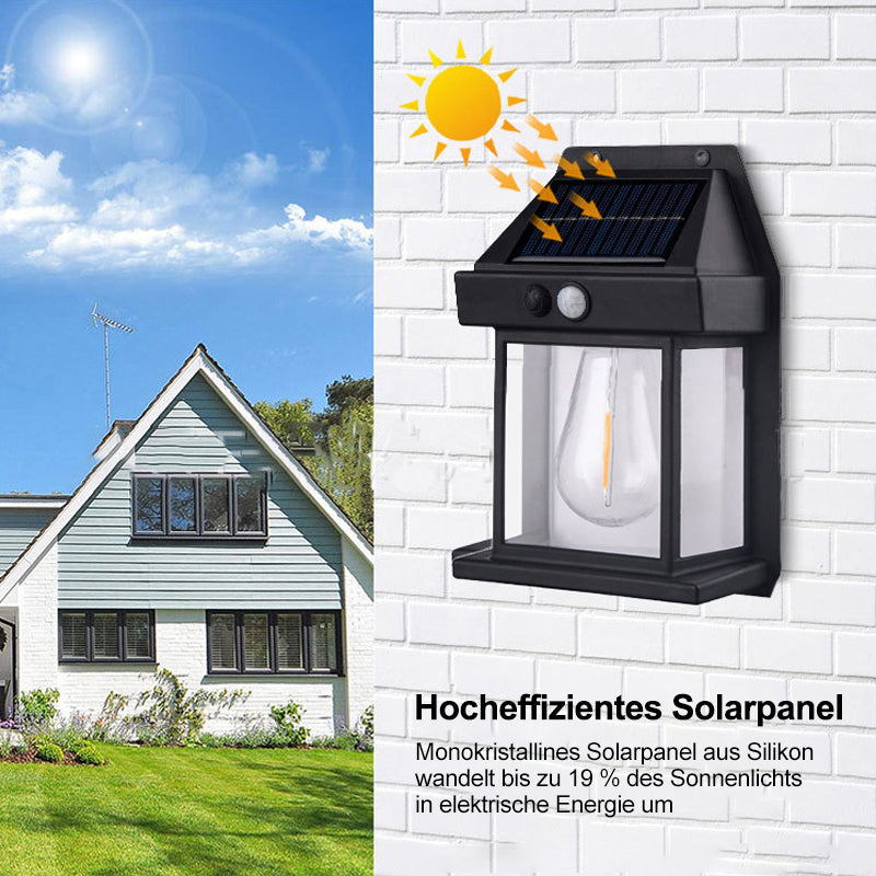 Avelena | Solar Wolfram Wandleuchte für den Außenbereich