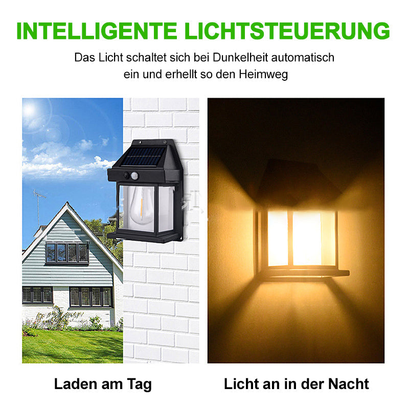 Avelena | Solar Wolfram Wandleuchte für den Außenbereich