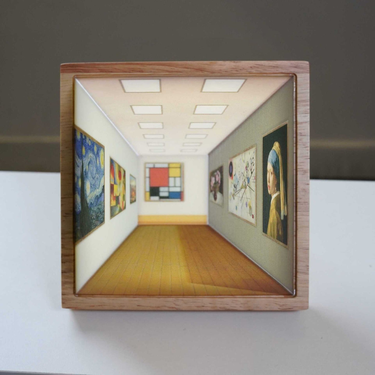 Avelena | 3D Brillenfreie Galerie Optische Täuschung Wandlampe & Nachtlicht