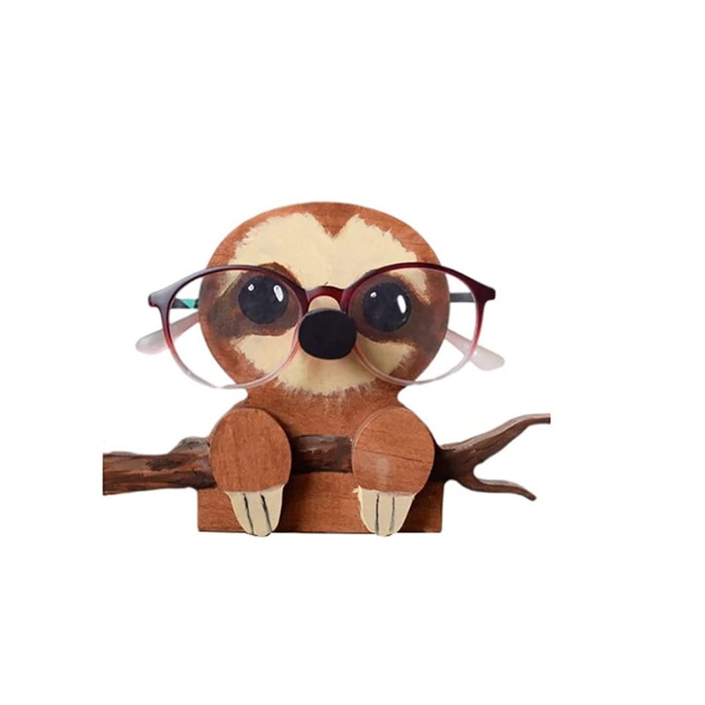 Avelena | 🦉Holzbrillenständer mit Tieren👓