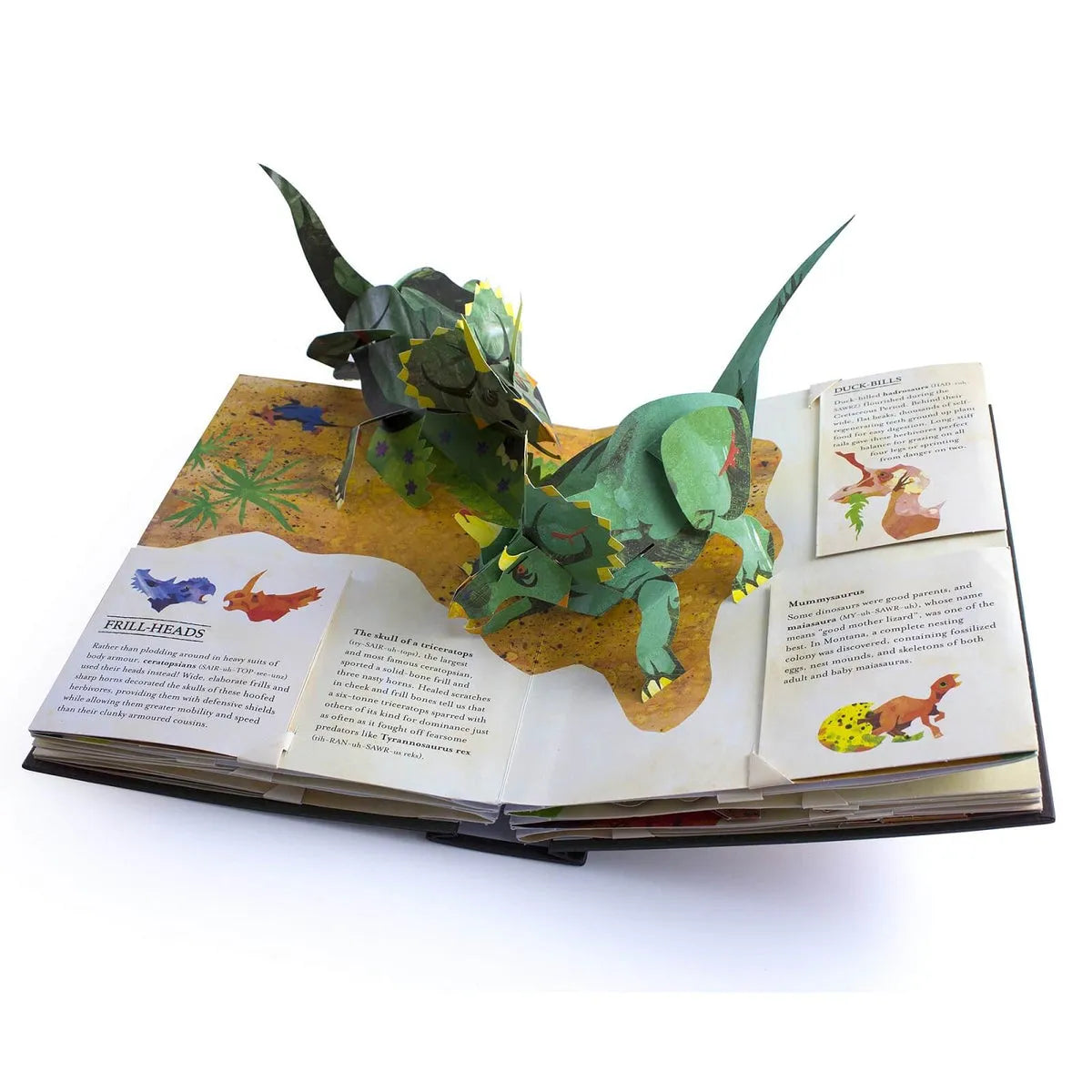 Avelena | 3D Pop-Up-Buch Dinosaurier | Interaktives Kinderbuch | Lehrreich & Spannend
