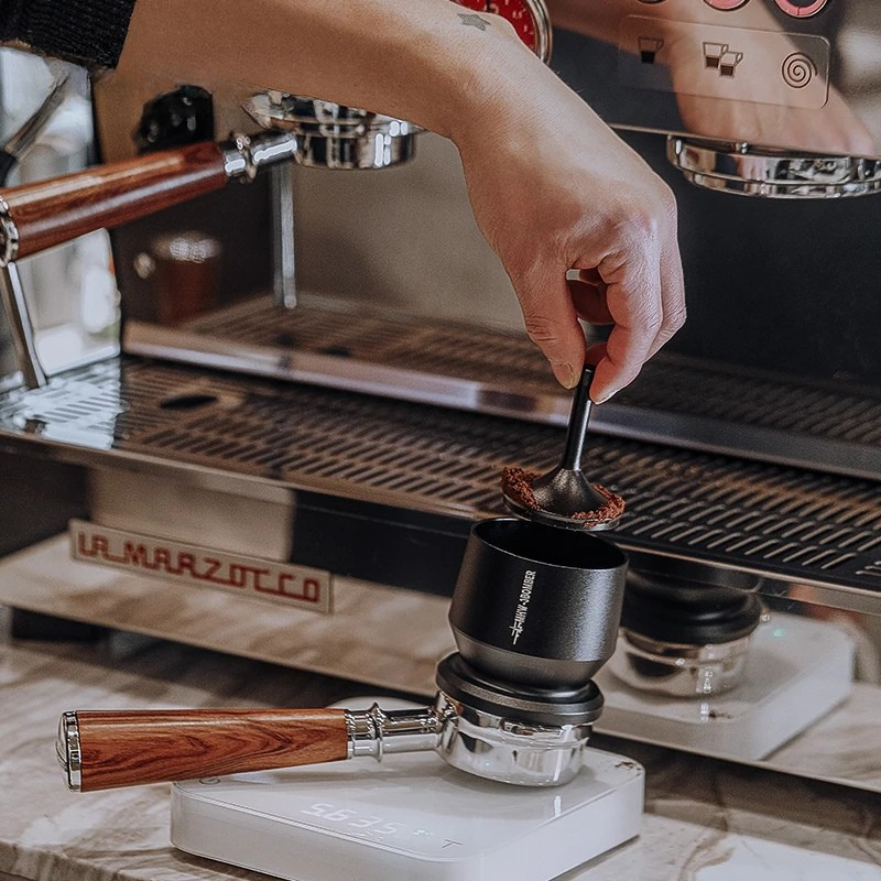 Avelena | Dosier Shaker Espresso Dosierbecher Kaffeepulver Empfänger Behälter