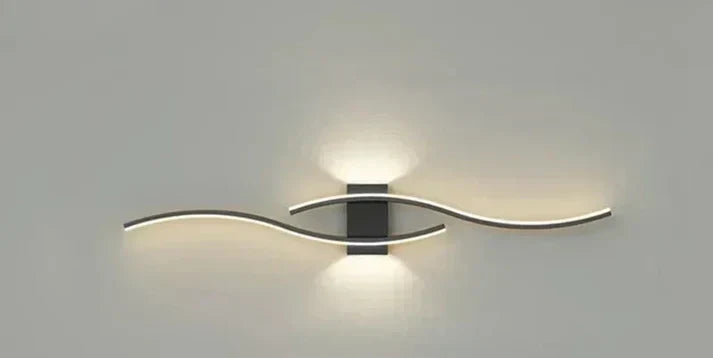 Avelena | Virella Wave LED Wandleuchte | Modernes Design | Warmweiß | Energiesparend