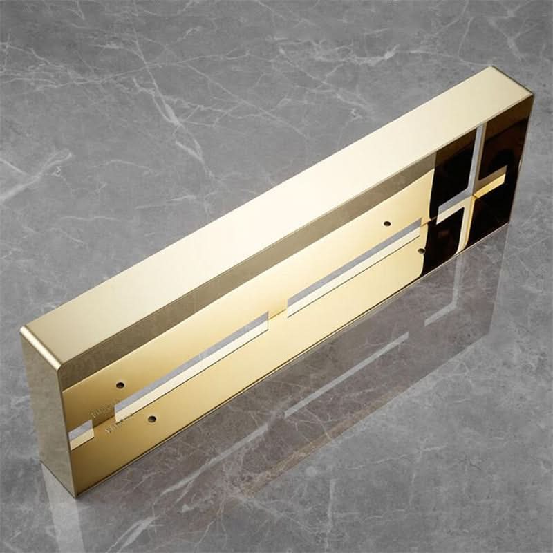 Avelena | ShowerRack - Goldene Badezimmerablage mit Haken