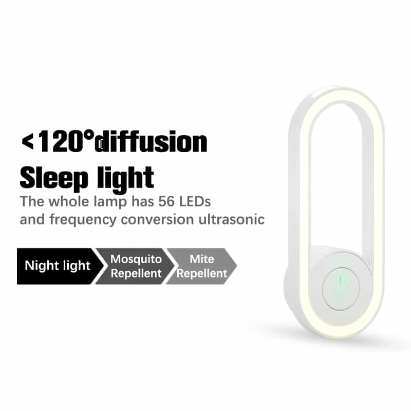 Avelena | Ultraschall-LED-Mückenabwehr-Nachtlicht