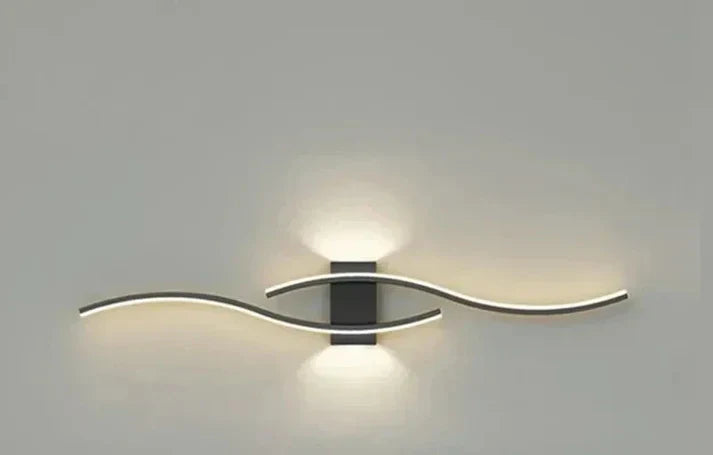 Avelena | Virella Wave LED Wandleuchte | Modernes Design | Warmweiß | Energiesparend