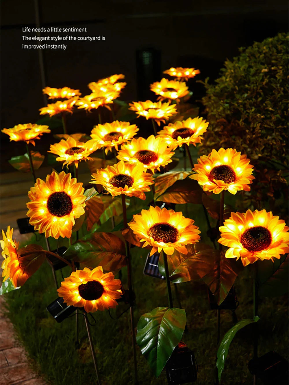 Avelena | Wasserdichte Solar-Sonnenblumenlampe für Garten & Terrasse