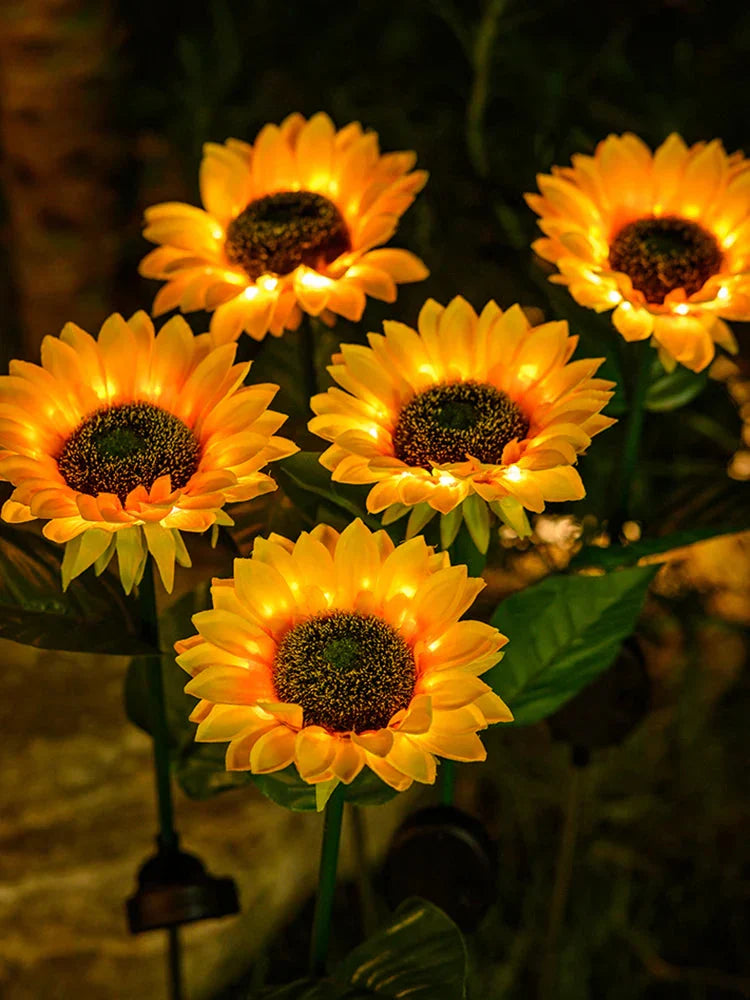 Avelena | Wasserdichte Solar-Sonnenblumenlampe für Garten & Terrasse