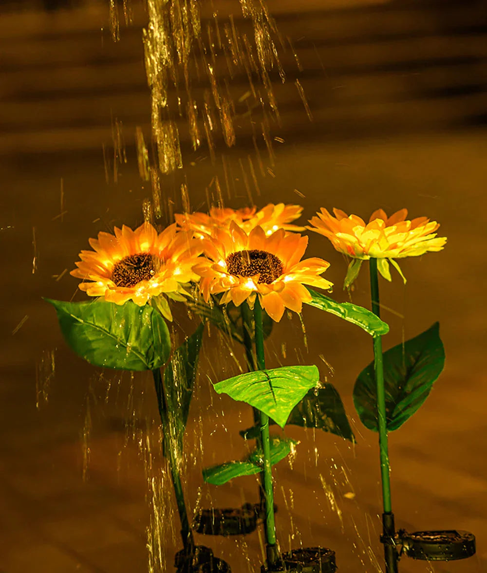 Avelena | Wasserdichte Solar-Sonnenblumenlampe für Garten & Terrasse