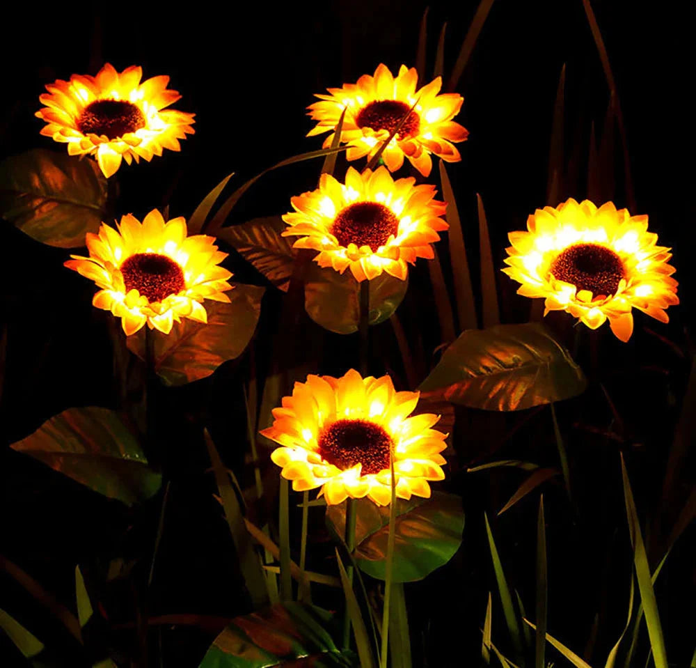Avelena | Wasserdichte Solar-Sonnenblumenlampe für Garten & Terrasse