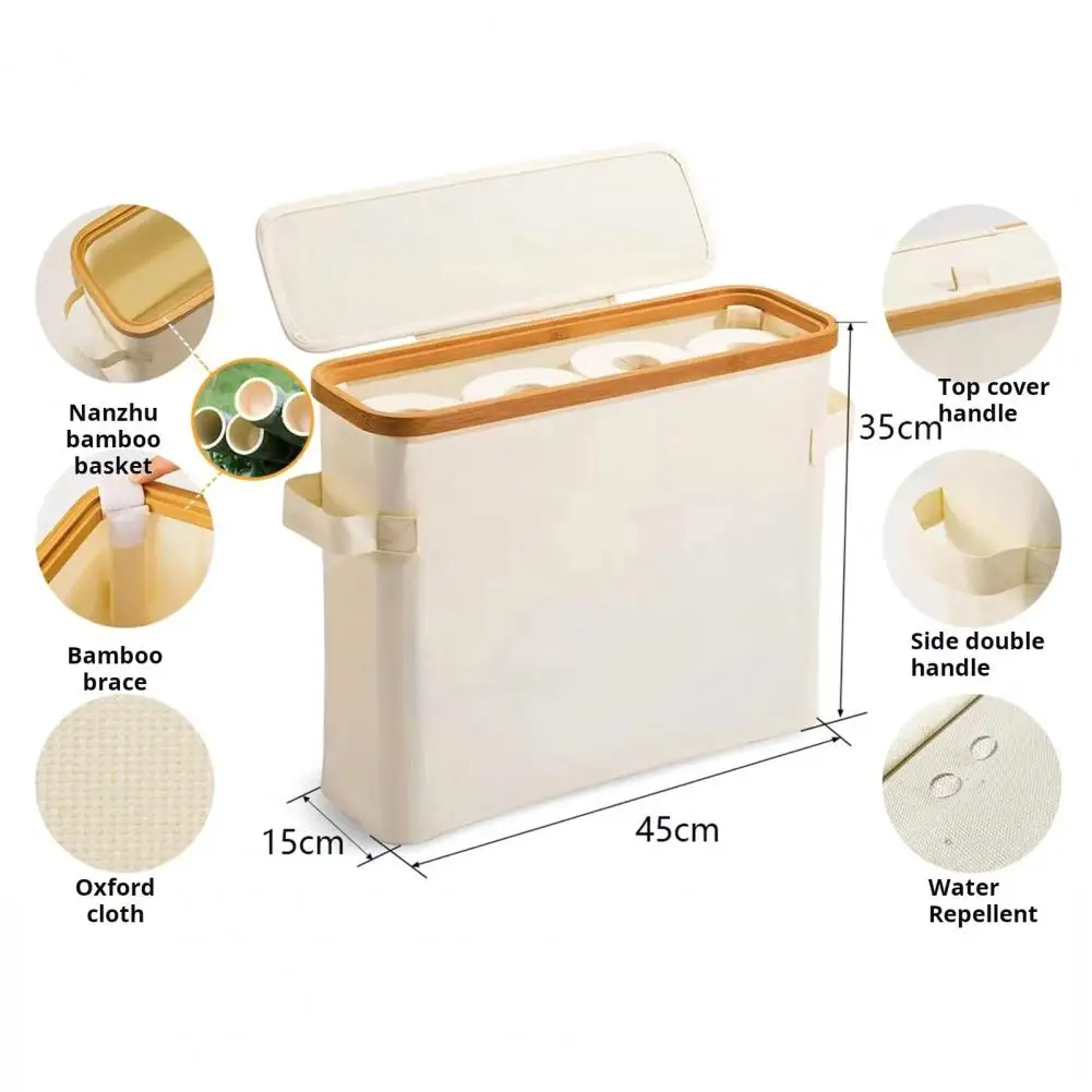 Avelena | Toilettenpapier Aufbewahrungskorb Organizer