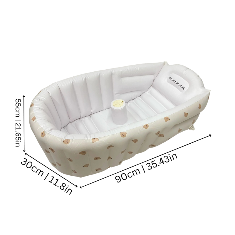 Avelena | SplashNest – Das mobile Badeparadies für dein Baby