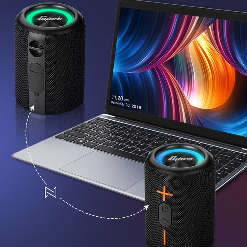 Avelena | Split Bluetooth Lautsprecher – Funkelnder Bunter Subwoofer