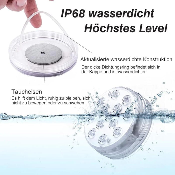 Avelena | AquaGlow - Verwandeln Sie Ihren Pool in eine leuchtende Oase