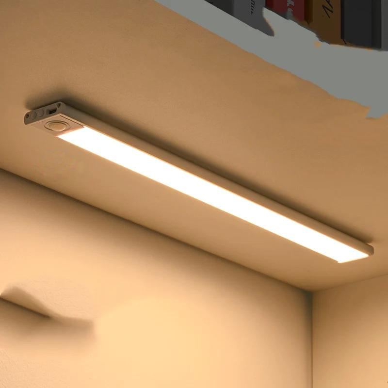 Avelena | Ultra-dünnes LED GlowLight – USB wiederaufladbare Bewegungssensor Cabinet Light mit magnetischem Rücken für Küche, Kleiderschrank oder Schränke
