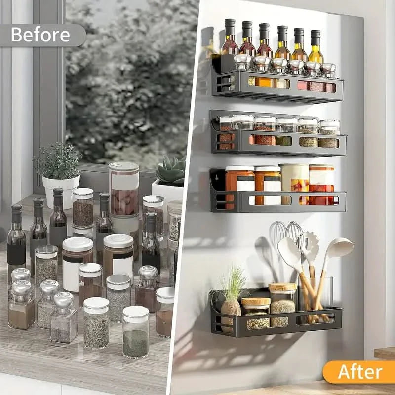 Avelena | SpiceMagnet – Platzsparender magnetischer Regalorganizer