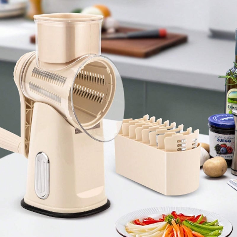 Avelena | 5 in 1 Käse Gemüse Reibe mit Griff