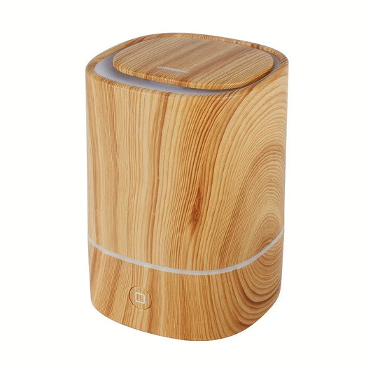 Avelena | Ultraschall-Luftbefeuchter mit Holzoptik – Leiser Aromadiffuser mit LED & Automatischer Abschaltung