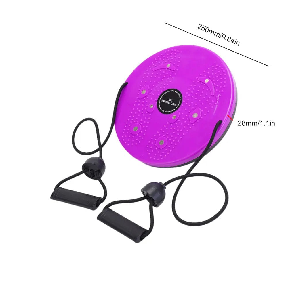 Avelena | Taille Flüster Drehplatte Pro | Magnetisches Massage Balance Board für Kernstärke & Taillentraining zu Hause