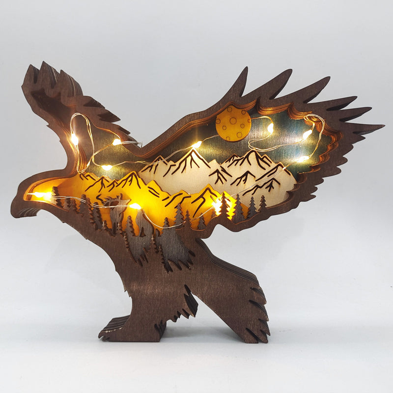 Avelena | 3D Kreative Holz Tier Schnitzerei Handwerk Geschenk