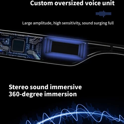 Avelena | Super Black TechnologySmart Wireless Kopfhörer Sonnenbrillen