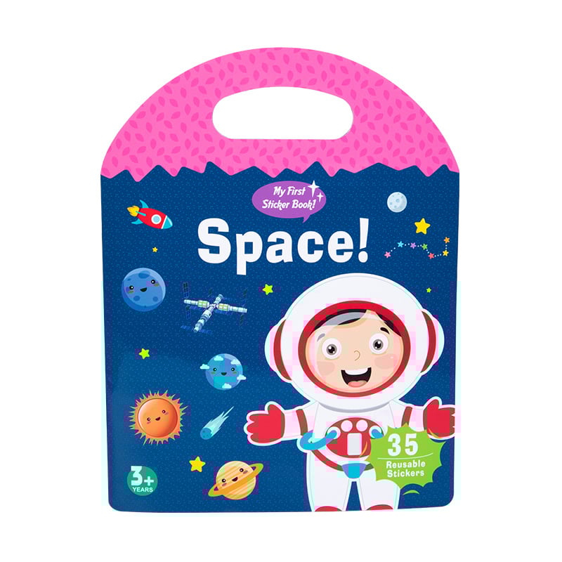Avelena | Wiederverwendbares Stickerbuch - Kinder von Geräten fernhalten!