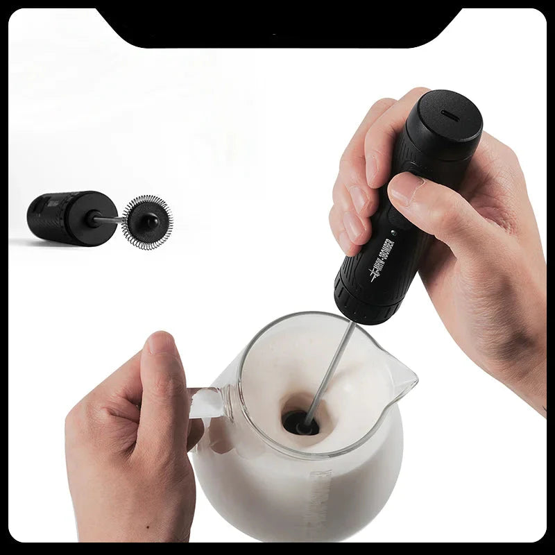 Avelena | Elektrischer Milchaufschäumer Tragbarer Handmilchaufschäumer Kaffee-Schaummaker