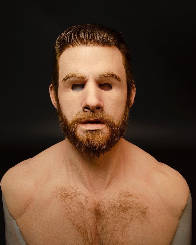 Avelena | Gruselige alte Mann Maske – Realistische Latex Halloween Maske für Erwachsene