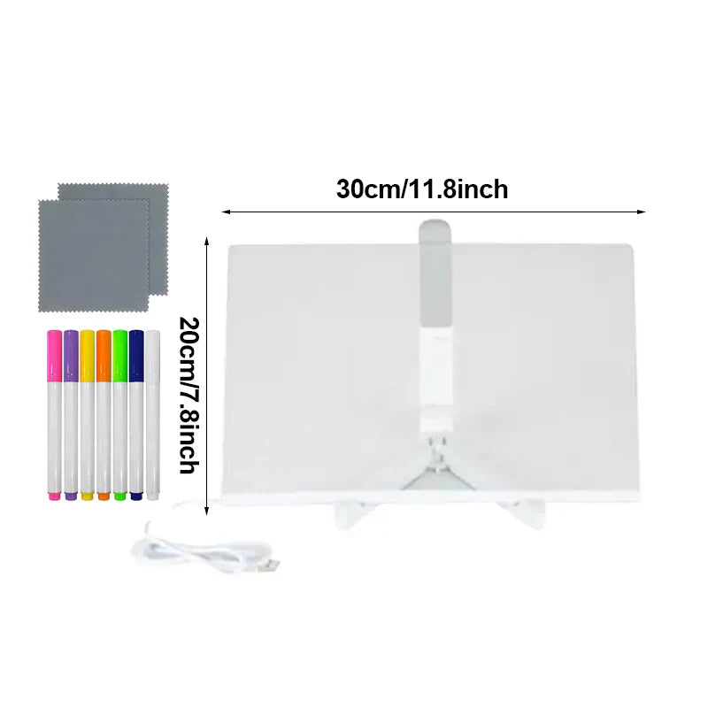Avelena | ✨LED-Farbnotiztafel aus Acryl🎨