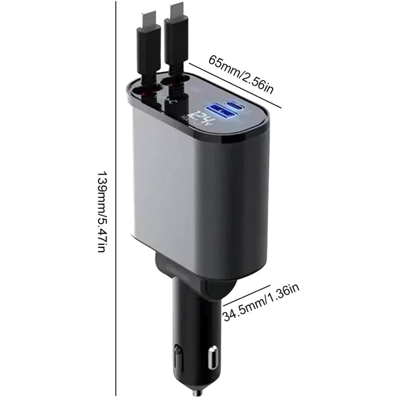 Avelena | 4 in 1 Schnell Auto Handy Ladegerät