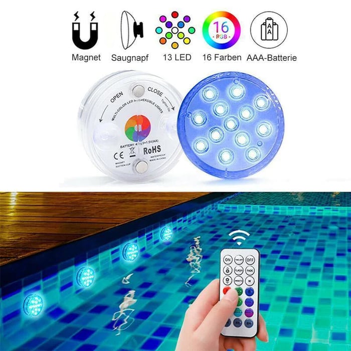 Avelena | AquaGlow - Verwandeln Sie Ihren Pool in eine leuchtende Oase