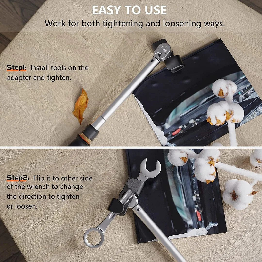 Avelena | Wrench Extender Wrench Conversion Adapter