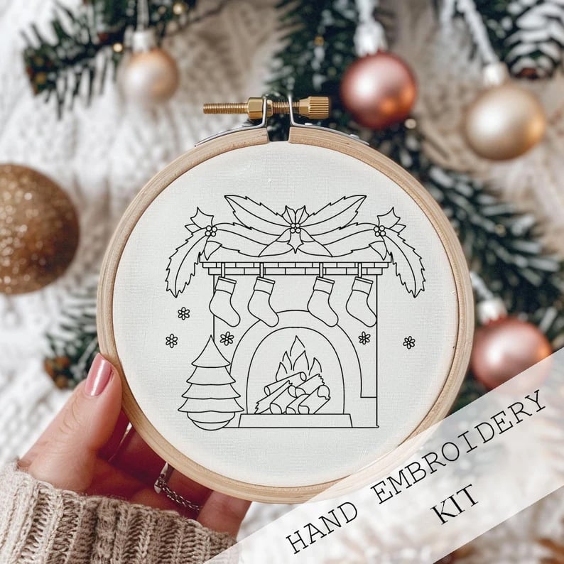 Avelena | Weihnachtsstickerei-KIT